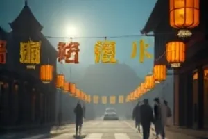 山河表里方案封面，航拍山脊线与河谷